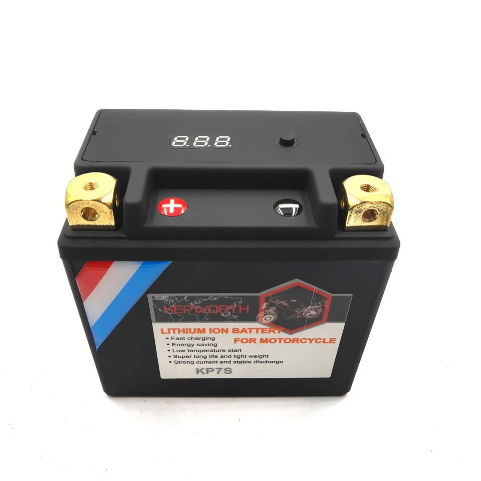 KP7S Высокая мощность 12 В 7Ah мотоцикл LiFePO4 батарея CCA 260A с BMS защита напряжения железа литиевая мотоциклетная батарея R1 KLX450