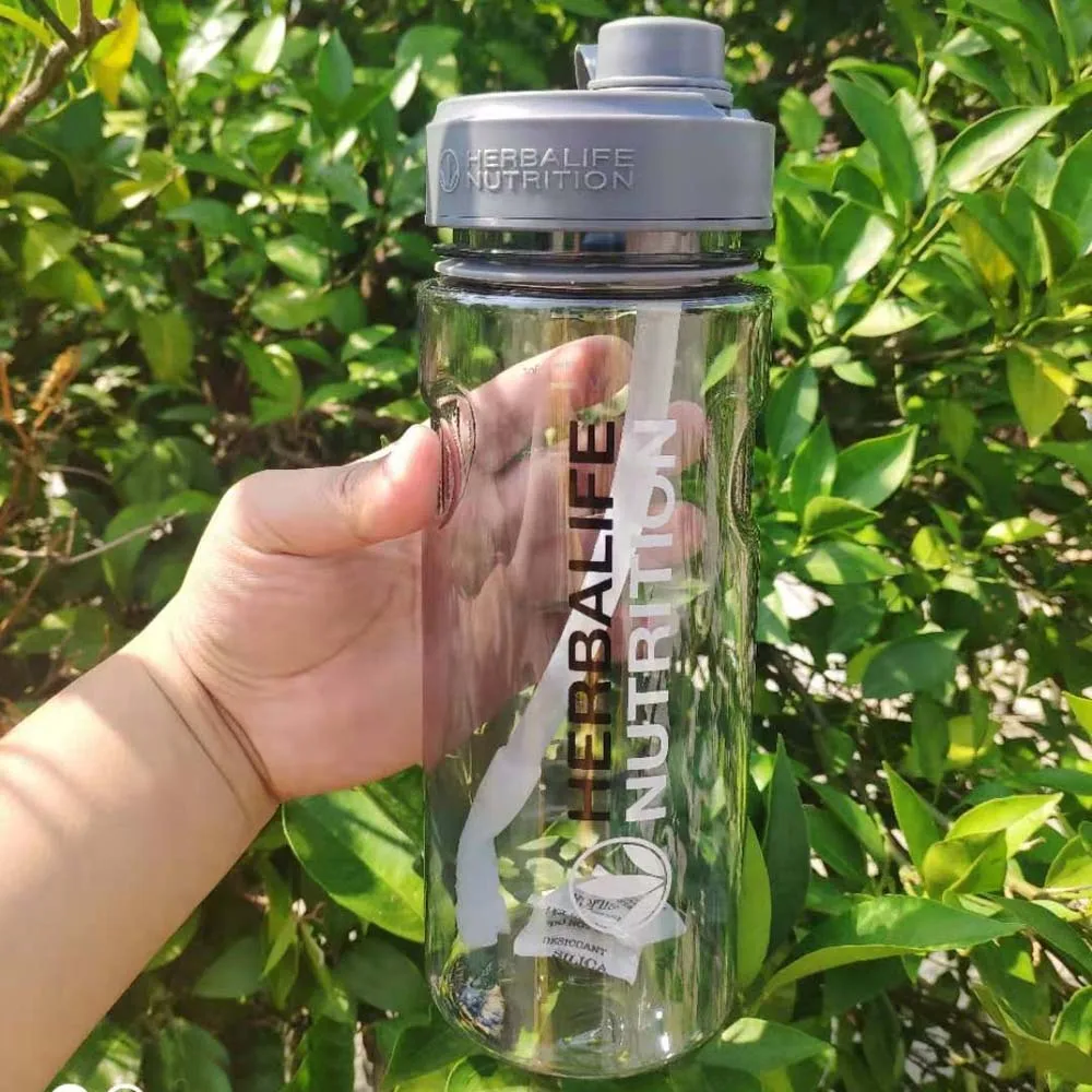 1Л 2л негабаритная бутылка для воды 1000 мл/2000 мл модный портативный Herbalife питание изготовленный на заказ шейкер Спортивная бутылка