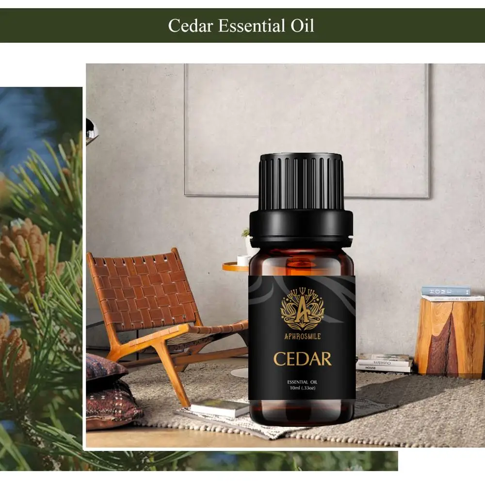 10 мл Cedarwood эфирные масла для ароматерапии диффузоры снимают стресс Органическое