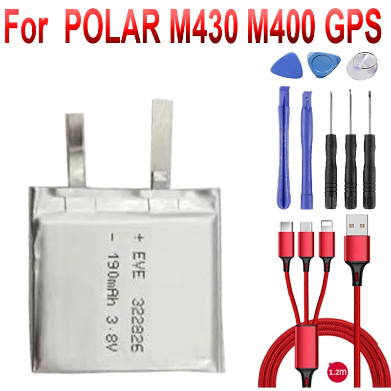 Аккумуляторная батарея 3 8 в для POLAR M430 M400 GPS спортивные часы новинка литий