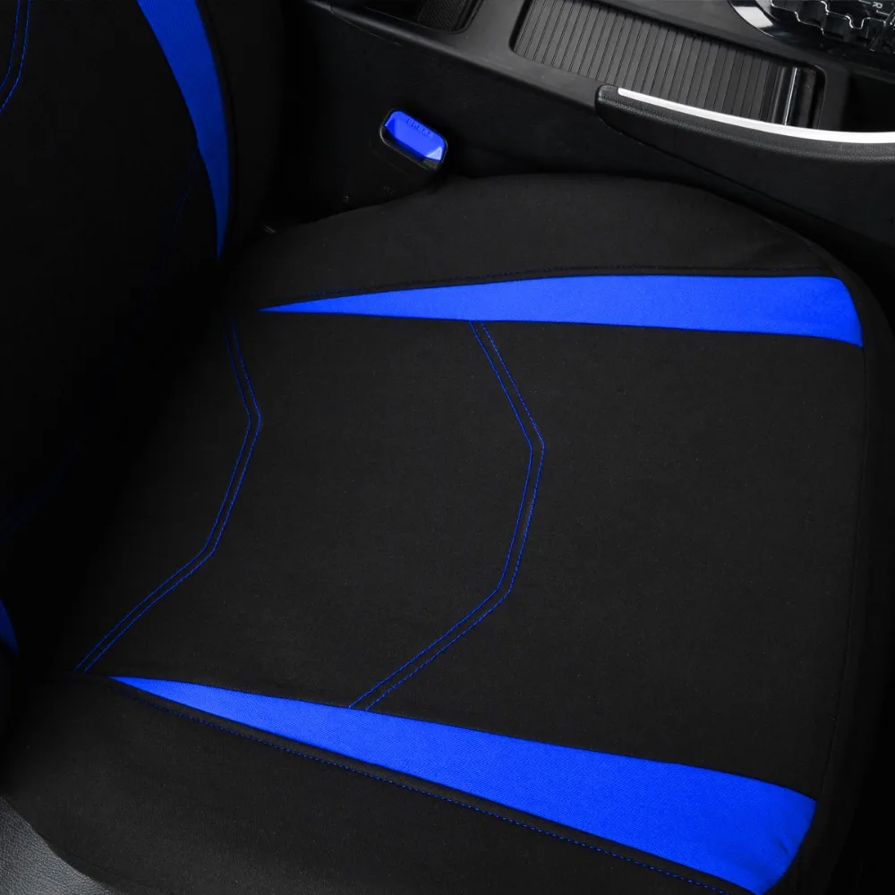Wesheu Car Seat Covers Universal Auto Interior Accessories Gray Blue Red Car Seat Protector With 2mm Foam Covers
