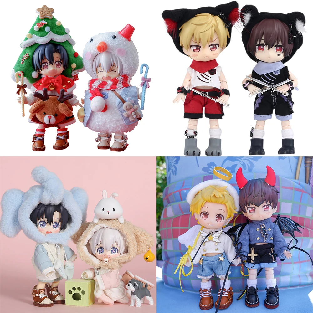 Ob11 кукольная одежда ангел демон костюм аксессуары Косплей Животное