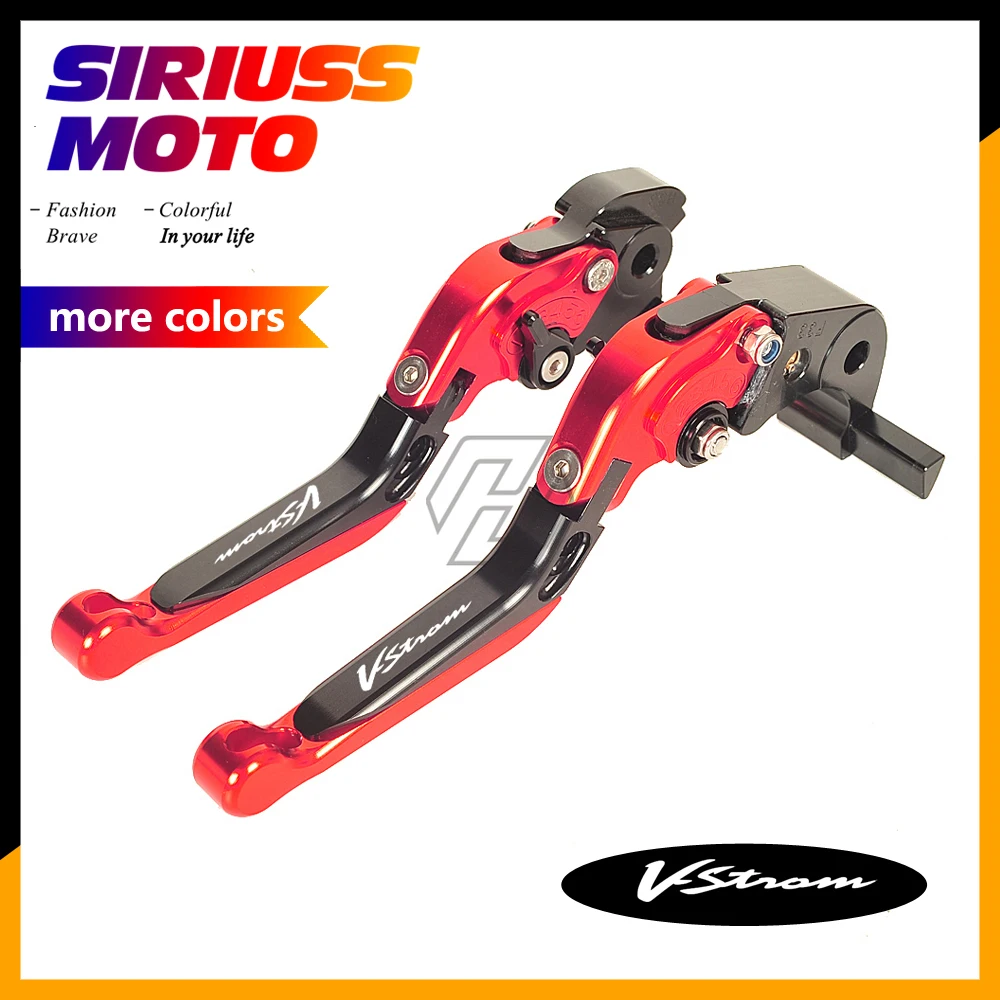 Складной рычаг для мотоцикла рычаги тормозной муфты чехол Suzuki V STROM DL650 2004 2005 2006 2007