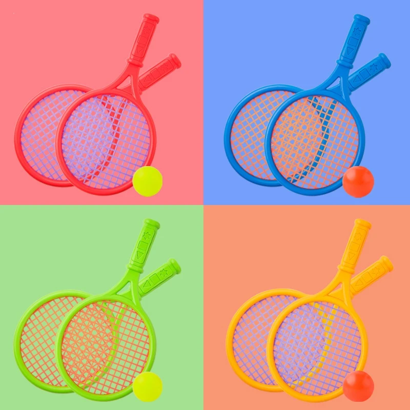

Kids Tennis Racquet Set Children Funny Tennis with Balls for Home Garden Beach Outdoor School Training Sport