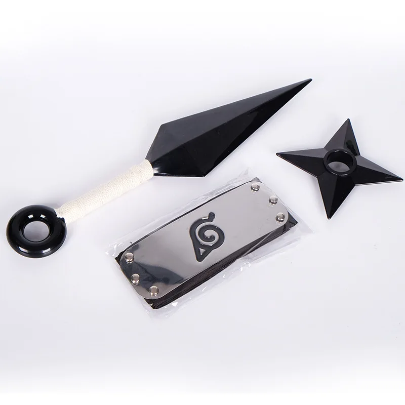 Аниме Наруто кунай набор шурикен повязка на голову с коробкой костюм из аниме