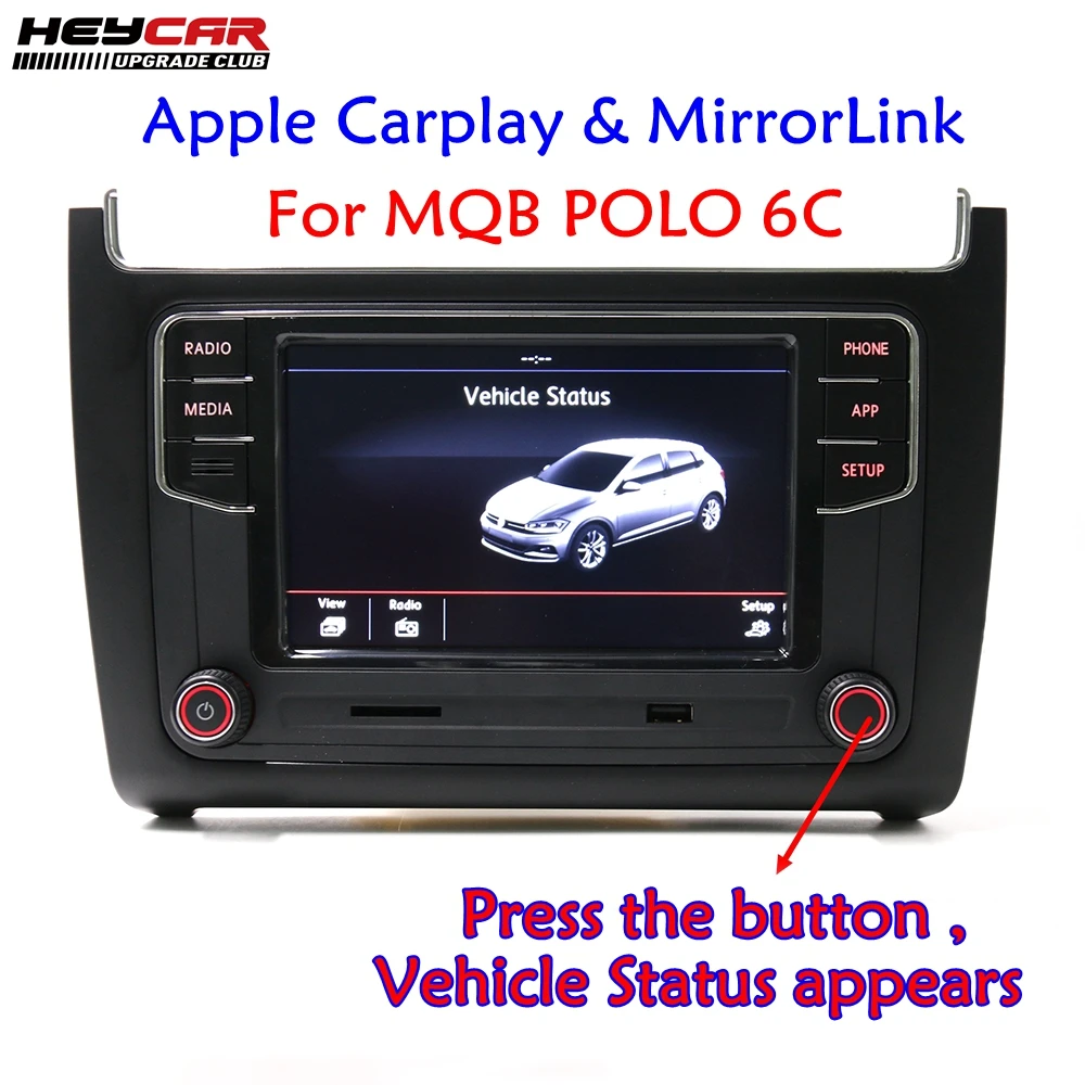 Радио Carplay 280 280D 280E MIB RCD330 187B для MQB POLO 6C английская и немецкая версия|Автомобильные