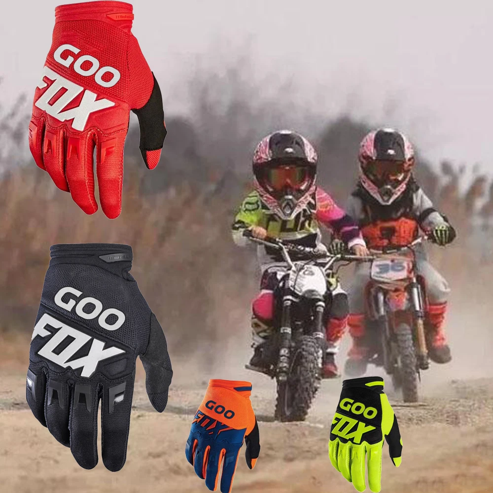 

Kid's Cycling Gloves Children MTB Off Road Racing Gloves Outdoor Sports Full Finger Gloves Motorcycle BMX Riding Equipment