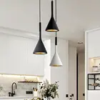 Светодиодные подвесные лампы в скандинавском стиле, современная люстра для кухни, столовой, баров, спальни, кофейни без лампочек
