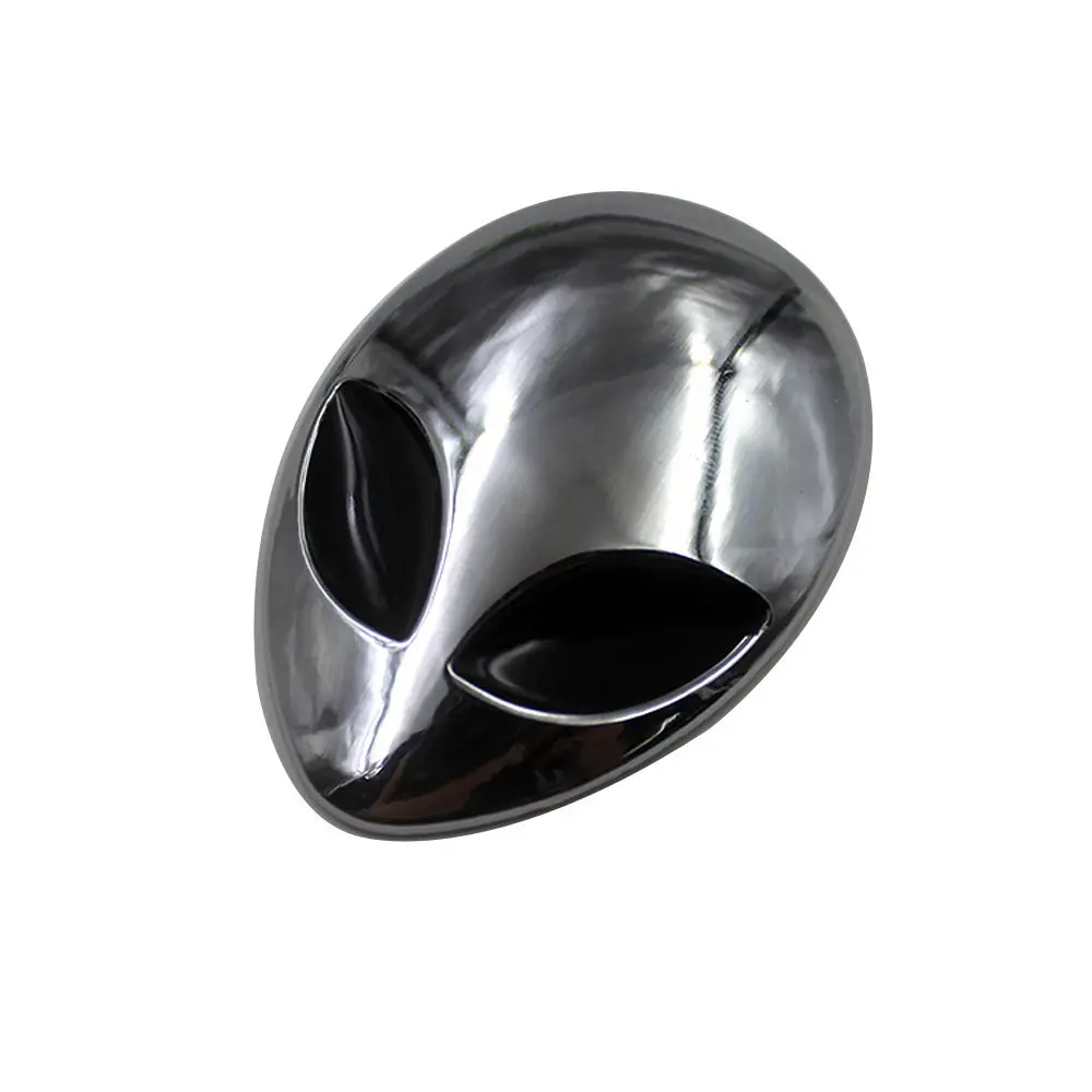 Хром Авто 3D эмблема значок наклейка чужой головы автомобиля Наклейка