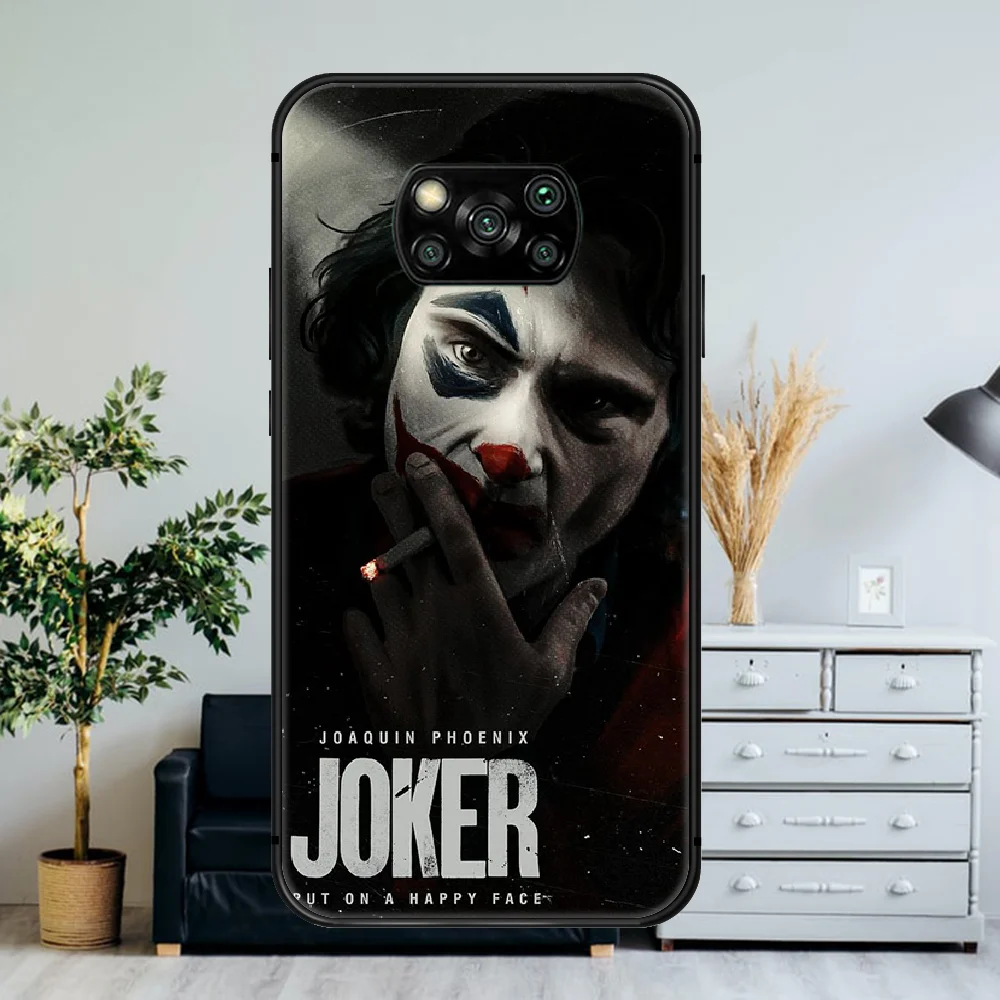 

Hot Movie Superhero Joker Phone Case For Xiaomi Mi Note 10 A3 9 MAX 3 A2 8 9 Lite Pro Ultra black Hoesjes Luxury Back Fashion