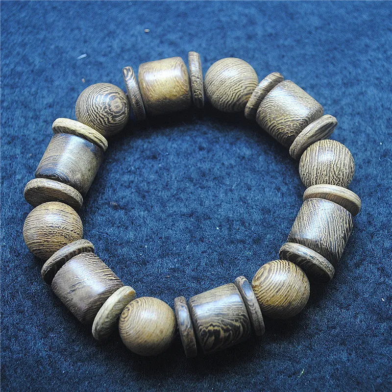 

1PC New Men's Bracelets Nature Bodhi Wooden Material For Lovely Jewelry For Your Clothes Matchings Size 16MM Free Shipping Whole