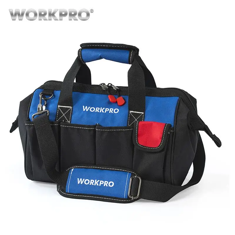 WORKPRO 4 размера набор инструментов Сумка водонепроницаемая сумка для хранения инструментов Мужская многофункциональная сумка органайзер для инструментов электрик сумка на плечо