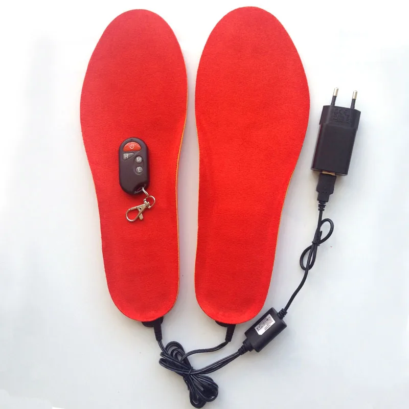 WINNA новые USB нагревательные Стельки зимние Бархатные удерживающие тепло женские