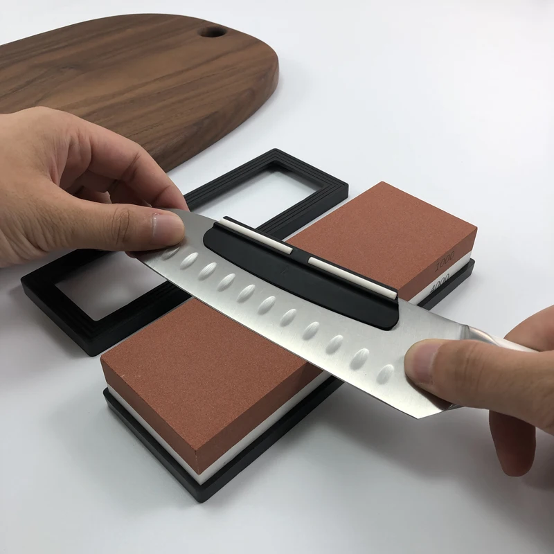 

NEW 1000/4000# Whetstone sharpening stone Double-side sharpener Stone Grindstone Honing System knife sharpener