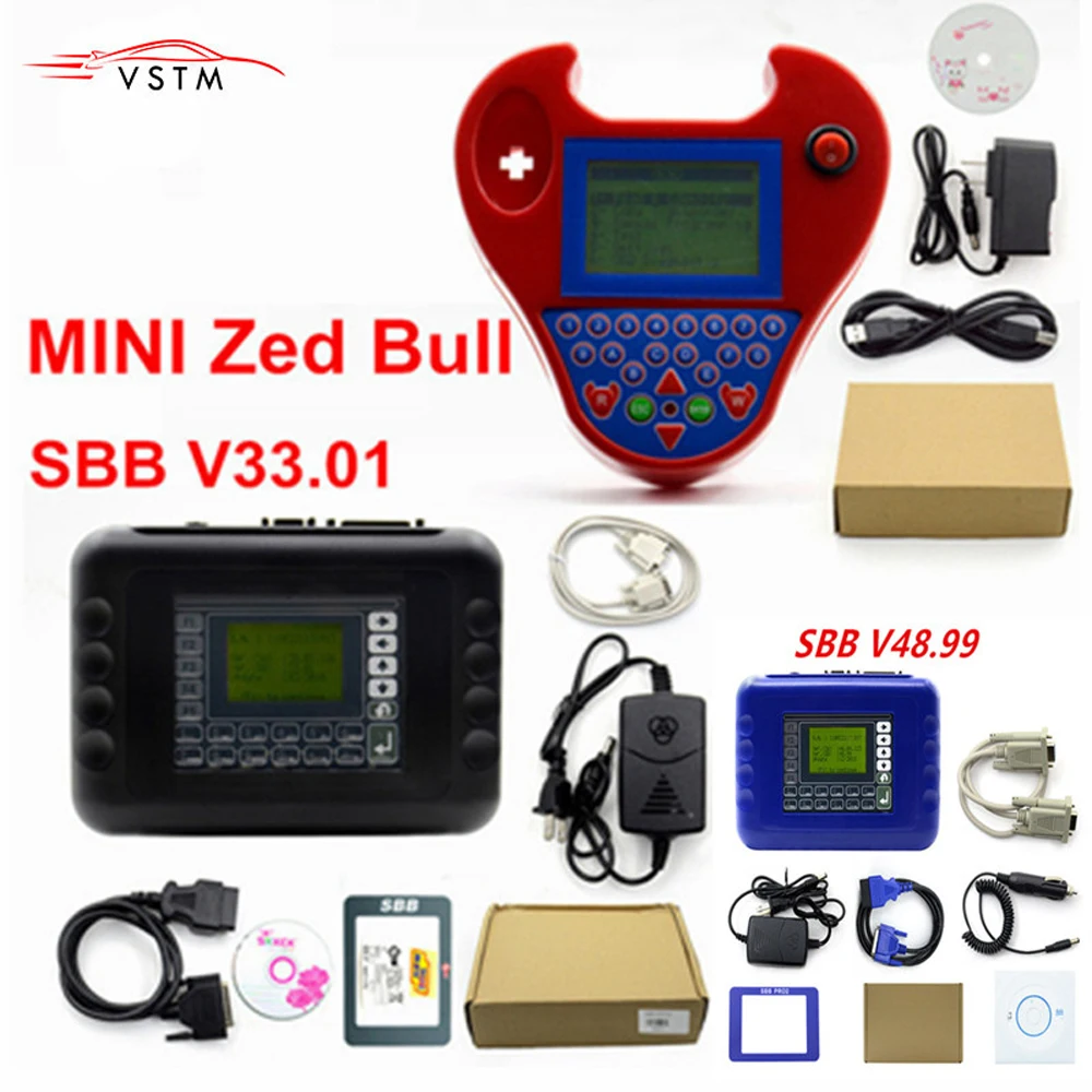 Бесплатная доставка Мини программатор ключей Zed Bull SBB V46.02 V33.02 V33.01