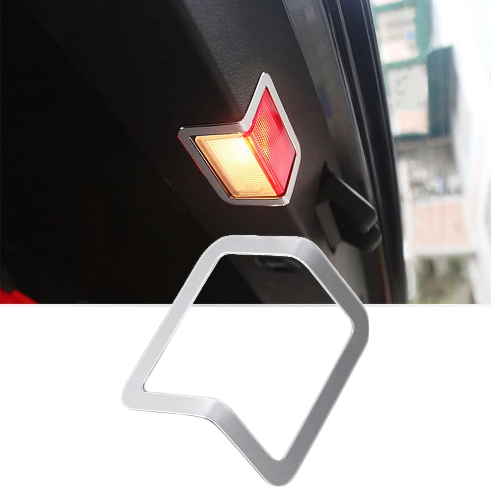 

Car Tail Trunk Warning Light Frame Door Lamp Decoration Cover Stickers For Mercedes Benz GLK CLS ML GL GLC C E Class W205 W213