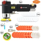 Пневматическая мини-шлифовальная машинка, набор для полировки автомобиля 23 дюйма, высокоскоростной орбитальный полировщик двойного действия с губкой