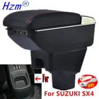 Подлокотник для SUZUKI SX4, для SUZUKI SX4 2006-2018, внутренние детали автомобиля, коробка для хранения запасных частей с USB светодиодный дом
