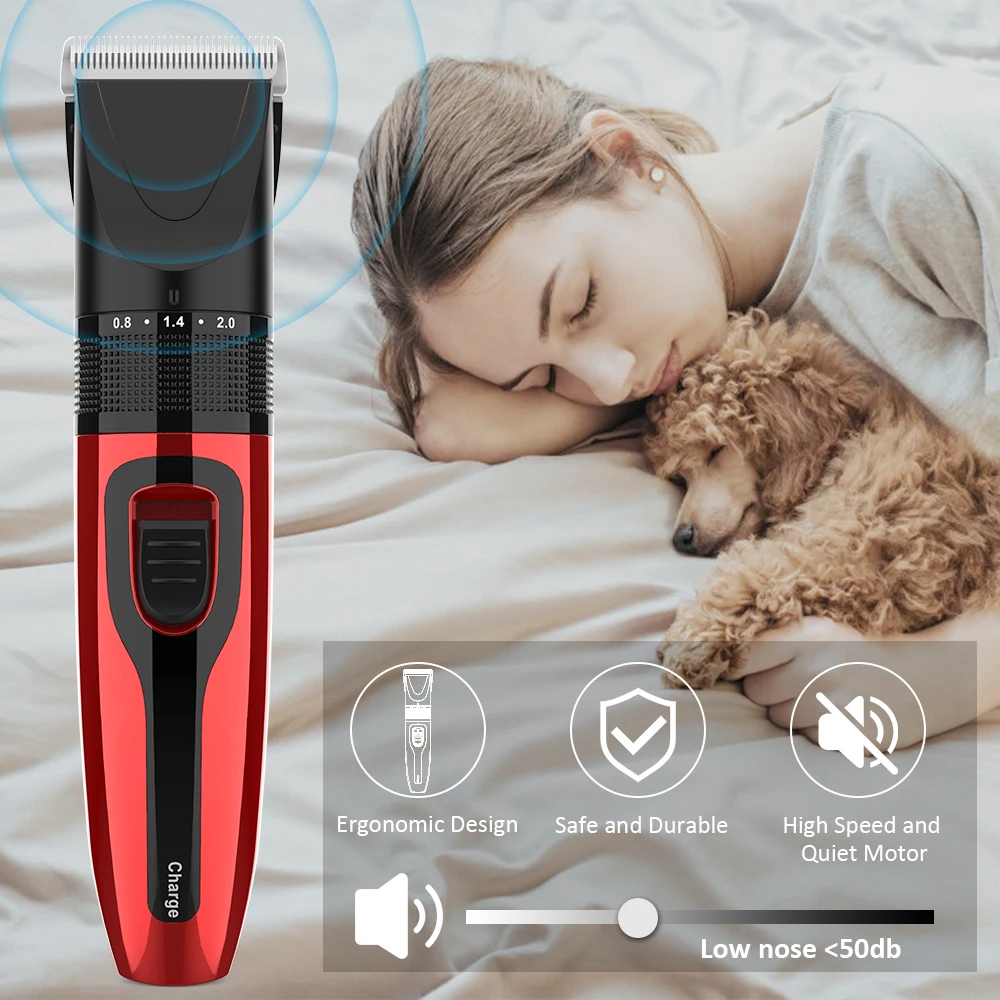 

Pet Dog Hair Clippers Electrical Pet Clipper Professional Grooming Kit Rechargeable Pet Cat Dog Hair Trimmer Shaver Set