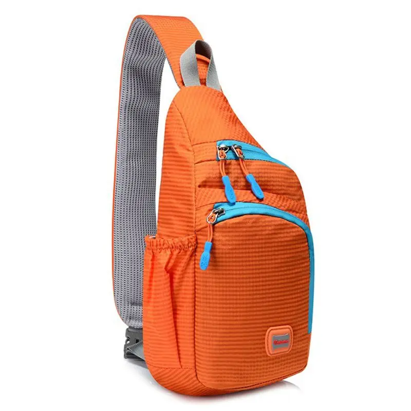 

Men Nylon Chest Bag Outdoor Sport Sling Shoulder Multifunction Crossbody Pack