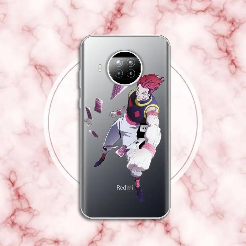 

hunter x hunter anime manga high quality mobile Phone Case shell Transparent for Xiaomi Redmi note 10 t 8 9 pro lite 11