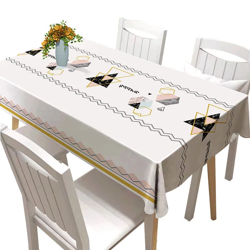 

Table Cover Waterproof Pvc Tablecloth Rectangular