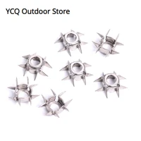 1224pcs id 6 2mm broadhead target points arrowhead 8 paw point outdoor practice archery accessories