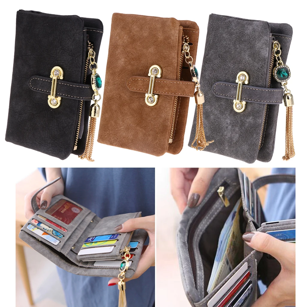 

Fashion Women Pu Leather Clutch Bifold Wallet Card Holder Case Purse Handbag