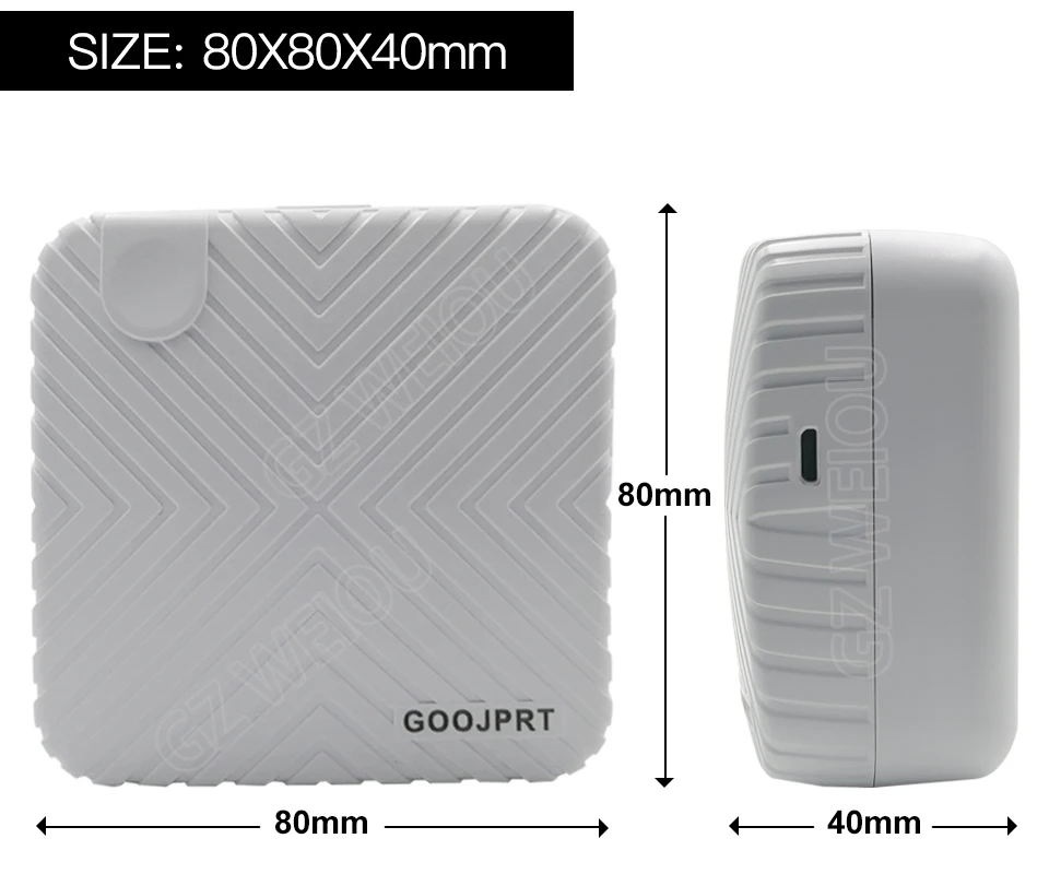 Peripage 58 мм Мини карманный беспроводной принтер Bluetooth фотопринтер 4,0 для Android iOS мобильный телефон