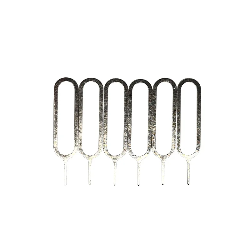 

1pcs Silver Smartphone Take Sim Card Phone Card Pin Remover Tool Pin Needle Replacement Parts