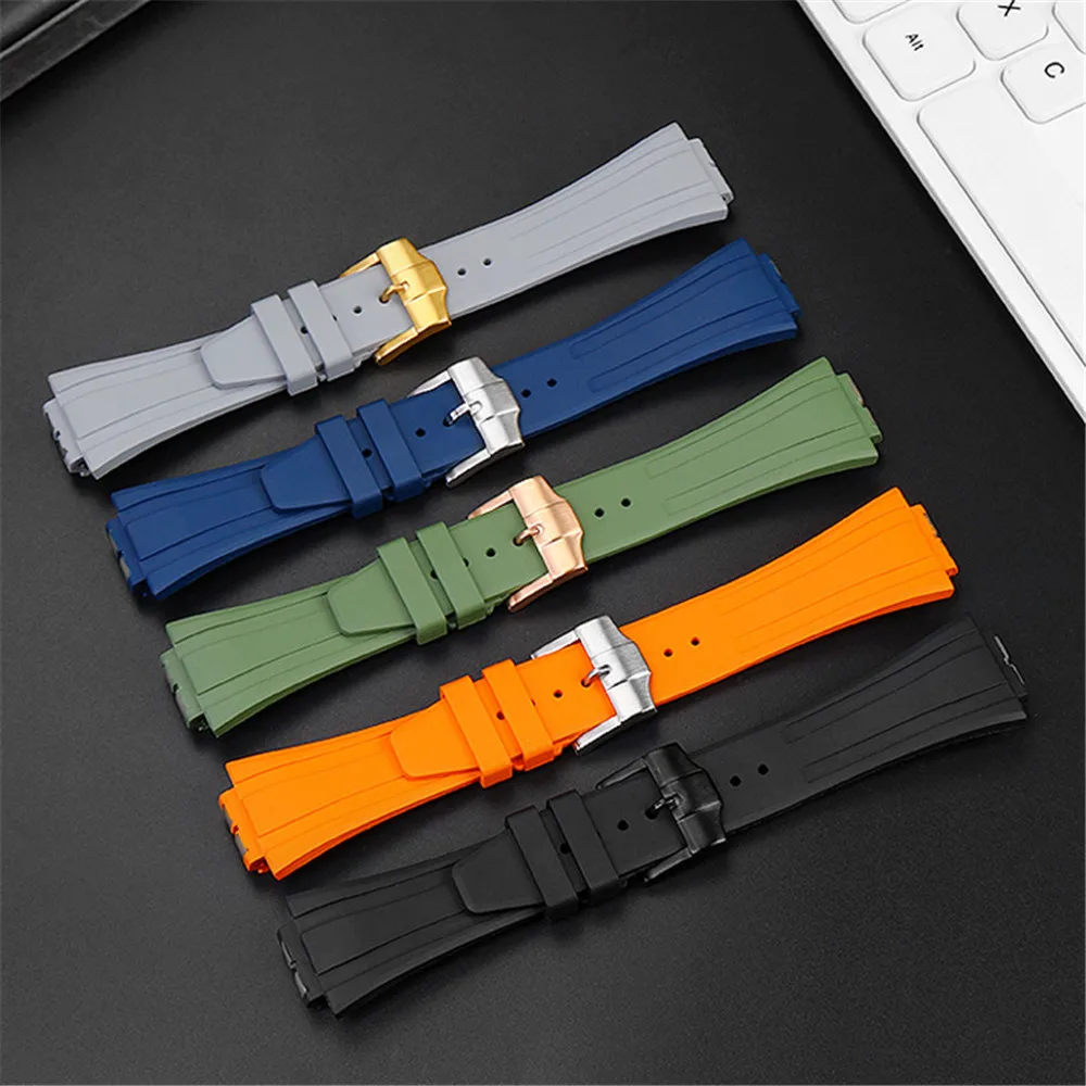 Premium-Grade Fluoro Rubber Watch Band for Casio G-SHOCK GA-2100/2110 GM-110/GM5600 Strap Metal Butterfly Buckle Accessories