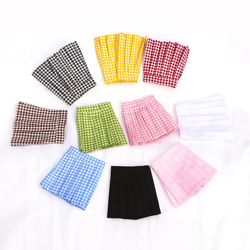 Кукольное платье BJD подходит для повседневной формы 1/3 1/4 1/6 плиссированная юбка в