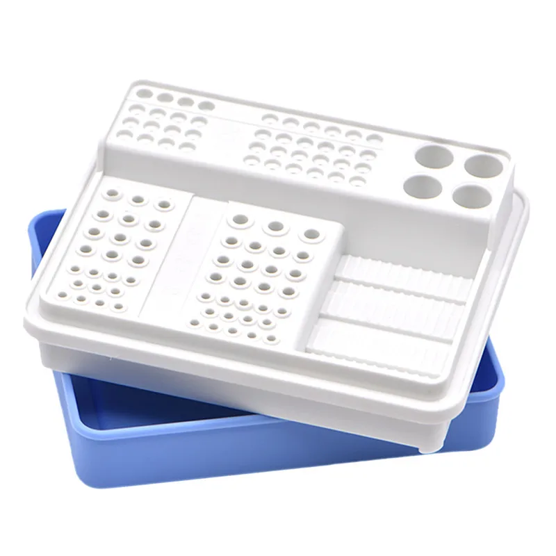 Стоматологическая стоматологическая эндо коробка 96 Отверстия карбида Боры