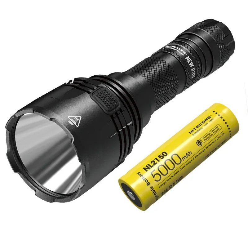 NITECORE NEW P30 High Power Led Flashlight CREE XP-L HI V3 1000 Lumens Tactical Flashlights for Hunting Camping Search Fishing