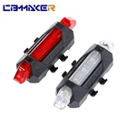 3 цвета Портативный USB Перезаряжаемые велосипед задний Безопасность Предупреждение светильник хвост светильник велосипедный задний фонарь супер яркий