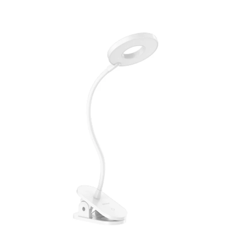Xiaomi Yeelight светодиодный настольный светильник с зажимом, ночник, светильник, USB Перезаряжаемый, 360 градусов, Регулируемая лампа для чтения, для спальни