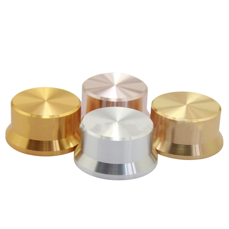 6mm Shaft Hole Aluminum Alloy Potentiometer Knob White | Switch Caps