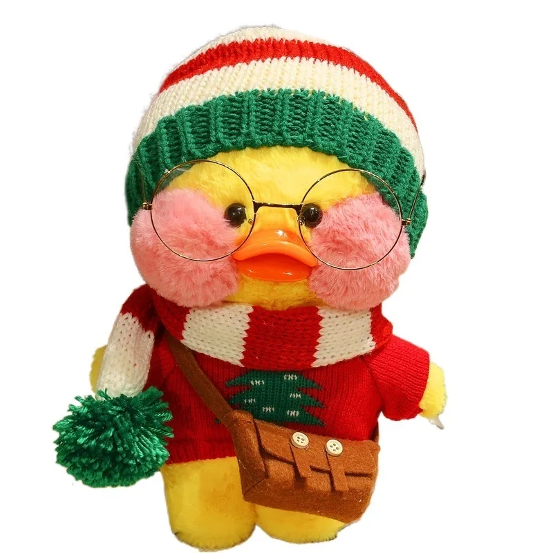 

30 см плюшевая игрушка Lalafanfan кафе утки маленькая Желтая утка корейский Netred ношение Гиалуроновая кислота мягкие игрушки утка кукла подарки н...