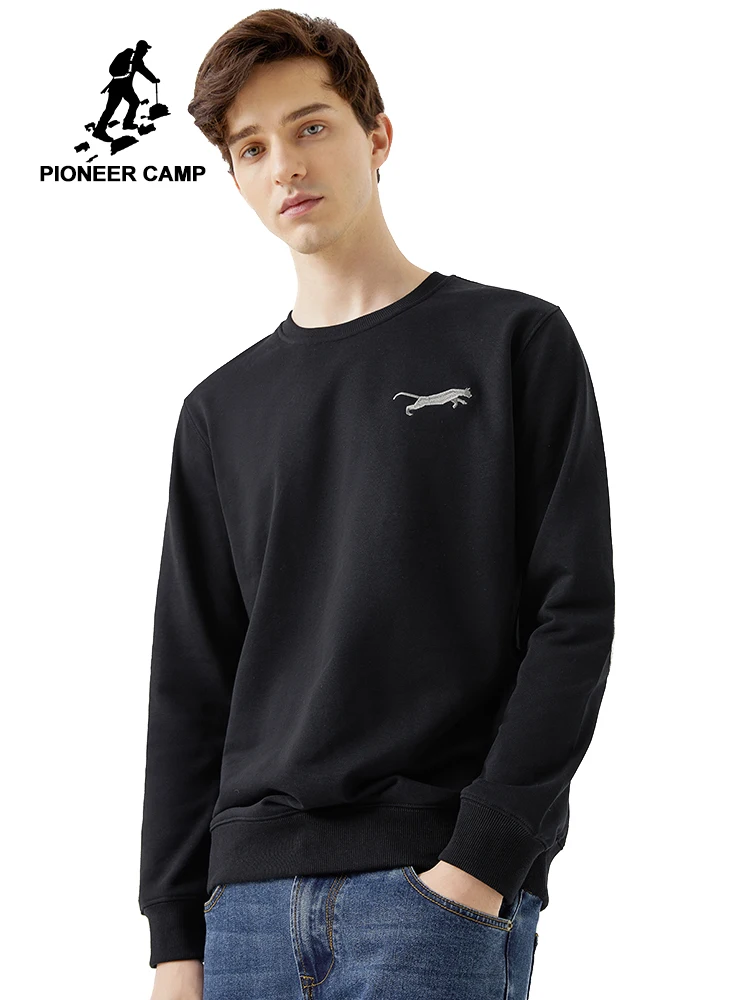 Мужская повседневная кофта Pioneer Camp хлопковая с круглым вырезом весна