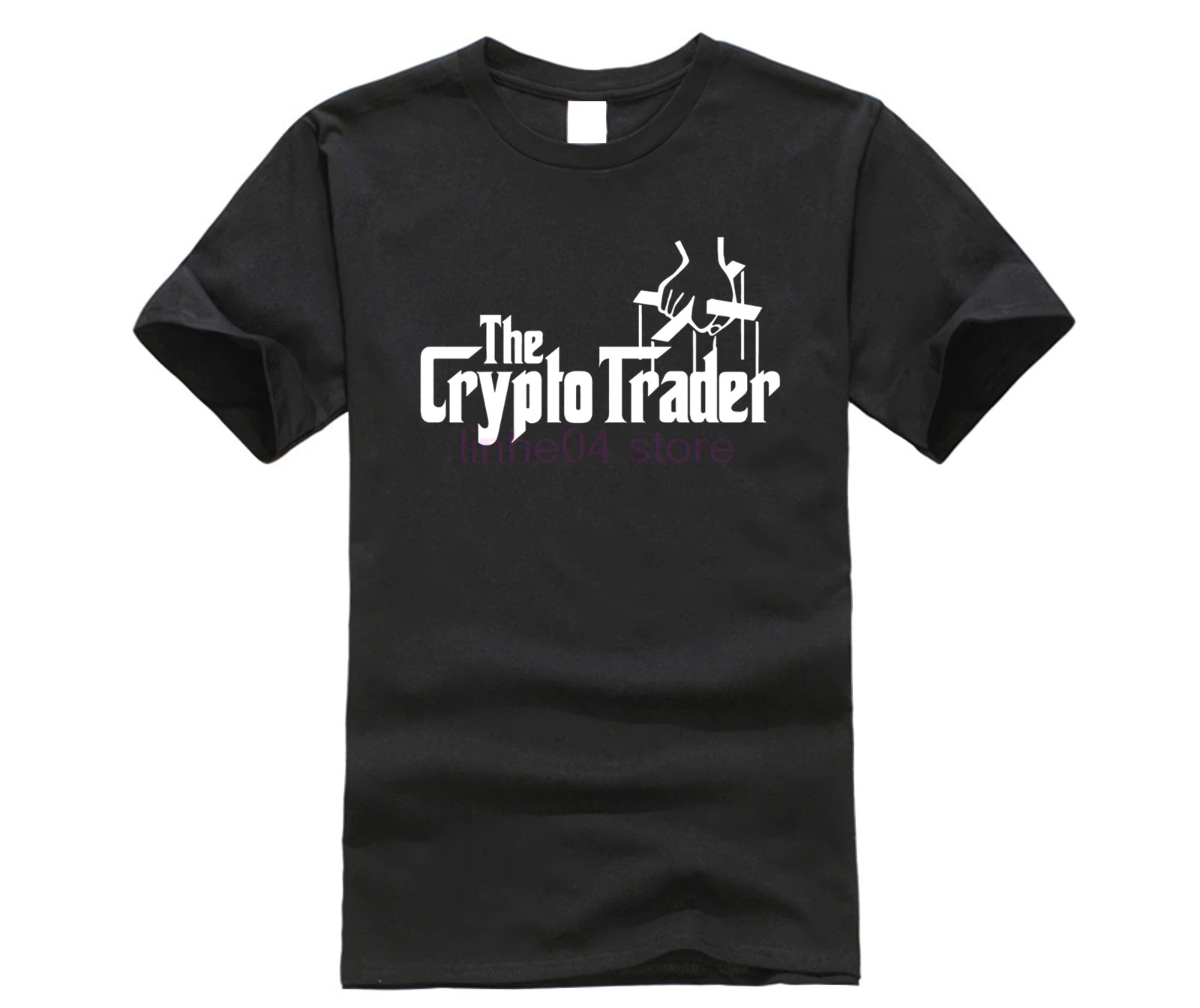 2019 летняя модная футболка с короткими рукавами Crypto Trader-Футболка-Godfather
