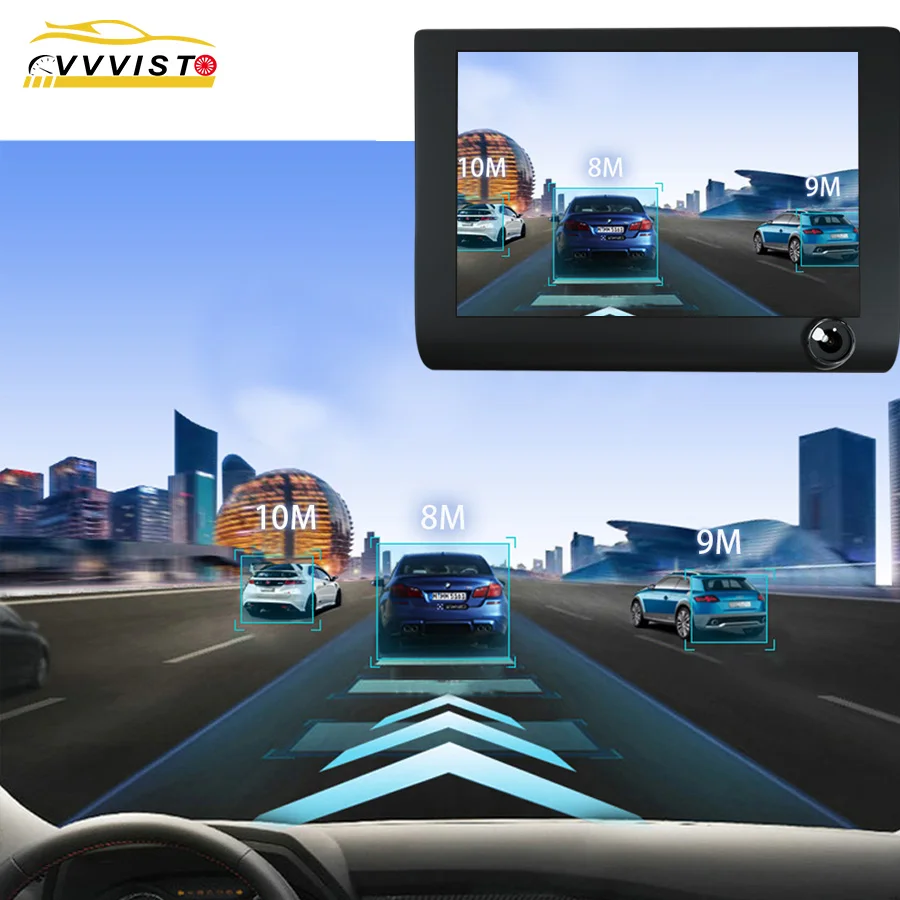 2019 Dvr Car 3 Camera Lens Full HD 1080P Video Recorders Rear View Dash Auto Registrator Dvrs Rearview Cam | Автомобили и