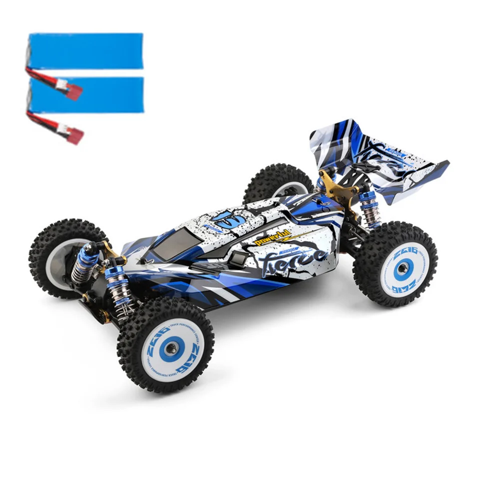 Wltoys-veh&iacute;culos teledirigidos sin escobillas 124017, bater&iacute;a mejorada de 2200mAh, 1/12 RTR, 2,4G, 4WD, 70 km/h, chasis de Metal, modelos de Juguetes-1