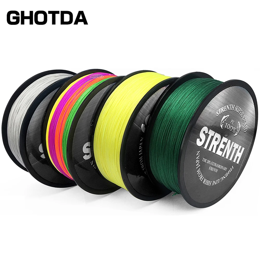 300 м 20 24 35 40 50 65 80 100 112LB 9 нитей PE плетеная леска мультифиламент для ловли