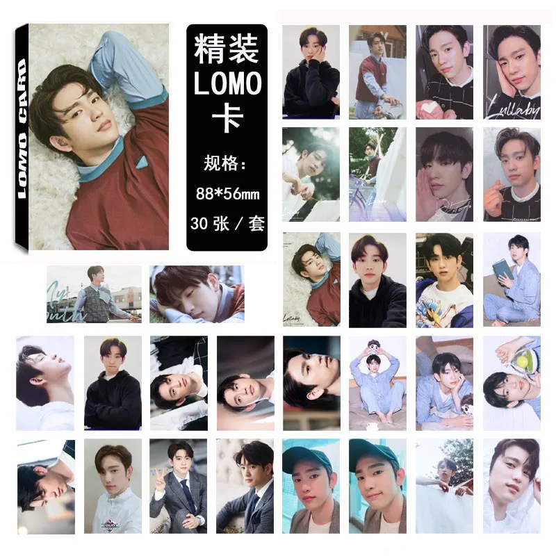 

30pcs/set K-pop GOT7 photocard JinYoung Single 01 Fashion high quality GOT7 Album Photo card stationery set Promotion