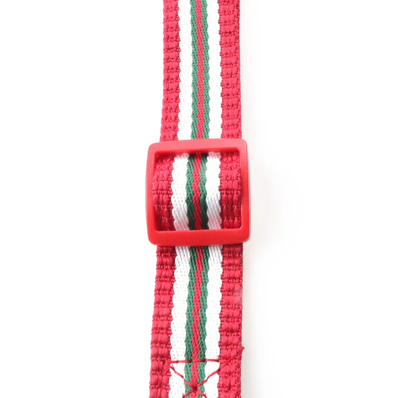 Классический ошейник для собак в полоску нейлоновый удобный регулируемый