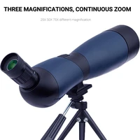 spotting scope 25 75x70 telescope hd dual speed focusing monocular binoculars powerful fogproof for hunting