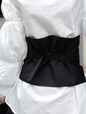 Женский ассиметричный жилет на пуговицах 1K371 черный Свободный без рукавов