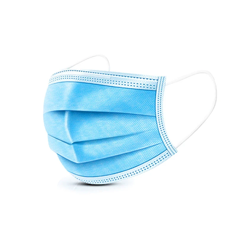 50 шт./компл. экологически чистые уход за кожей лица синий Чистые маска 3-Слои