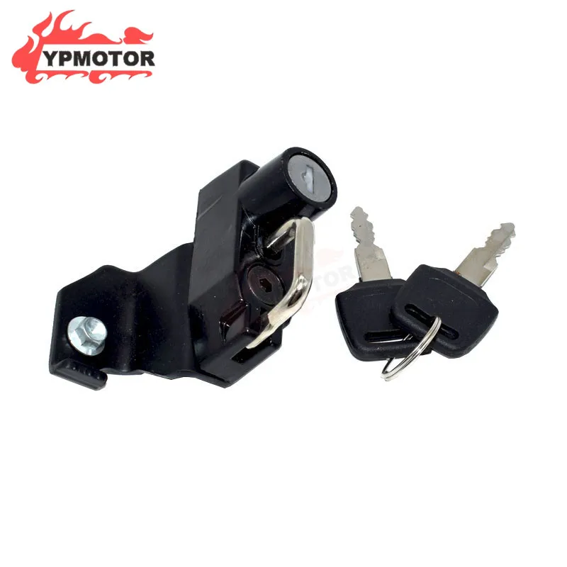 Левая сторона мотоциклетного шлема противоугонный замок с крючком для крепления