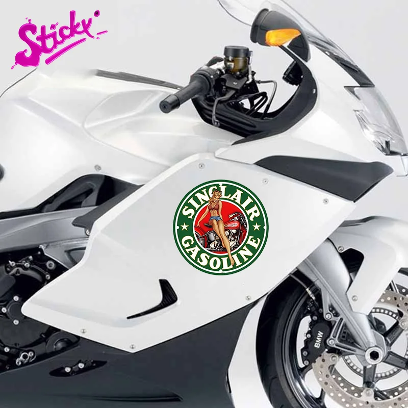 Клейкая сексуальная девушка бензолен гараж значок брендовая наклейка на